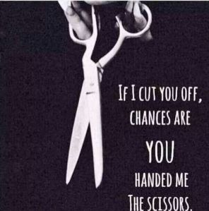 IF I cut you off